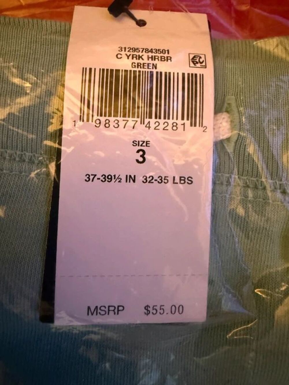 Polo Ralph Lauren sweatpants Mint Green size 3 Girls NWT wide leg - Picture 11 of 13